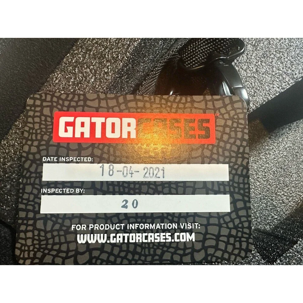 Gator Cases Pod Caster Pro Custom Foam Cut Light Weight Equipment Bag